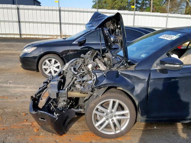 WVWFA71F29V021418 - 2009 VOLKSWAGEN EOS LUX Чорний фото 9