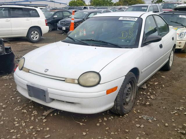 1B3ES47C4WD677644 - 1998 DODGE NEON HIGHL WHITE photo 2