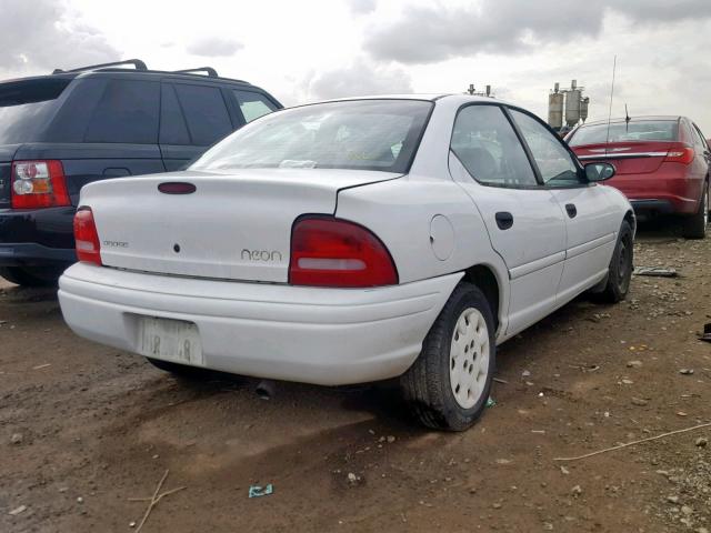 1B3ES47C4WD677644 - 1998 DODGE NEON HIGHL WHITE photo 4