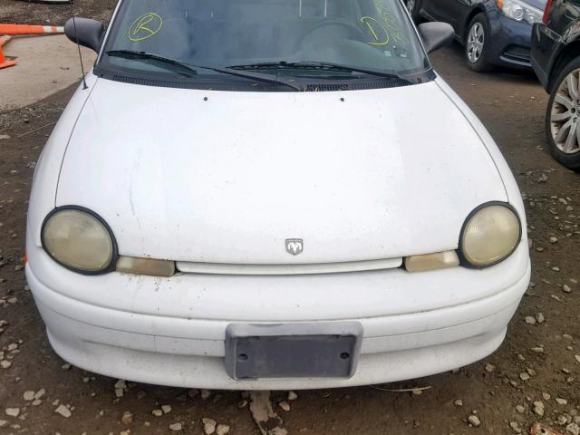 1B3ES47C4WD677644 - 1998 DODGE NEON HIGHL WHITE photo 9