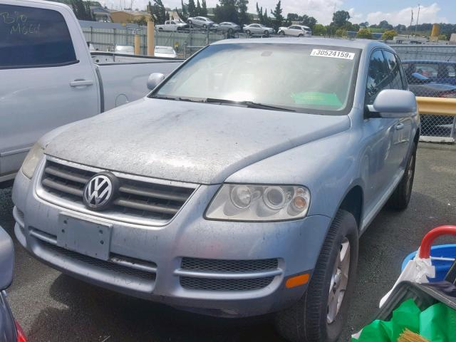 WVGBC77L54D051299 - 2004 VOLKSWAGEN TOUAREG 3. SILVER photo 2