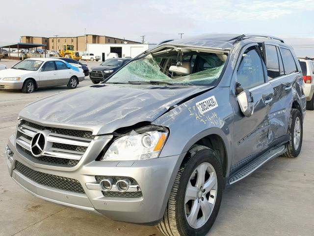 4JGBF7BE9AA616280 - 2010 MERCEDES-BENZ GL 450 4MA SILVER photo 2