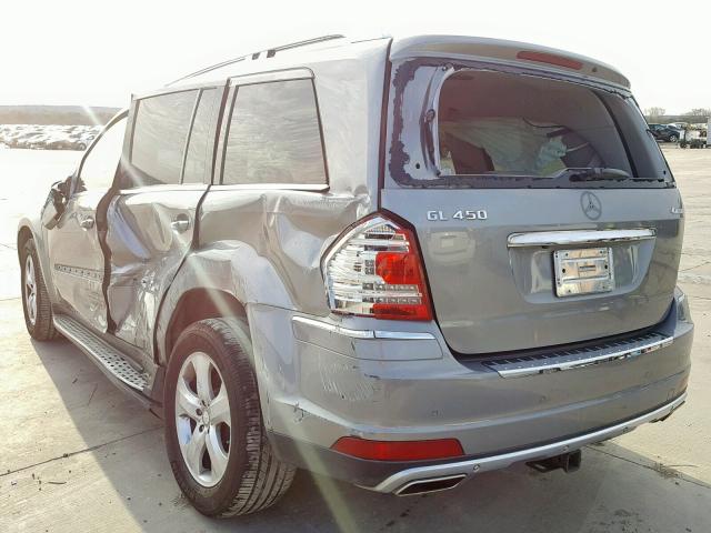 4JGBF7BE9AA616280 - 2010 MERCEDES-BENZ GL 450 4MA SILVER photo 3