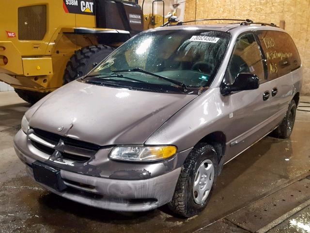 2B4FP2535XR461115 - 1999 DODGE CARAVAN SILVER photo 2