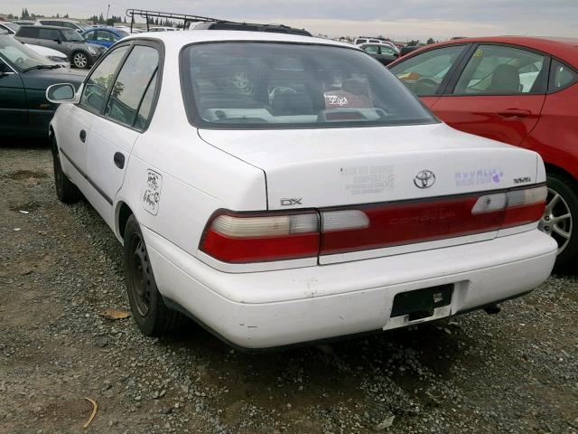 1NXBB02E3TZ368872 - 1996 TOYOTA COROLLA DX WHITE photo 3