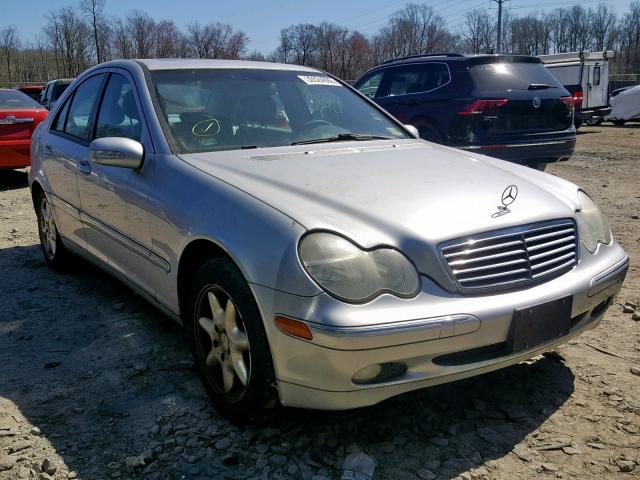 WDBRF64J71F099036 - 2001 MERCEDES-BENZ C 320 SILVER photo 1