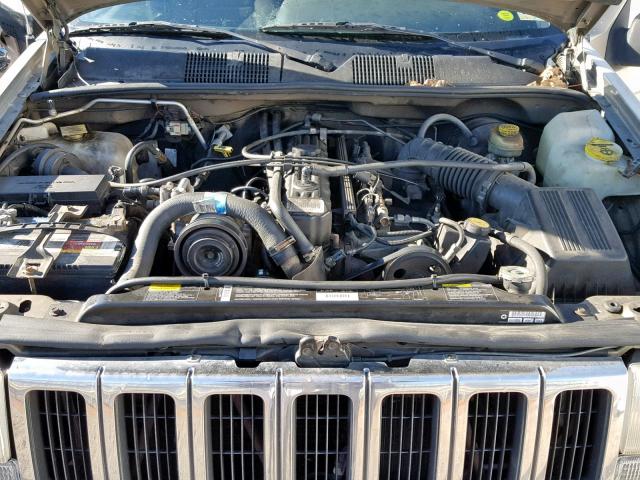 1J4GZ58S5TC350762 - 1996 JEEP GRAND CHER GRAY photo 7