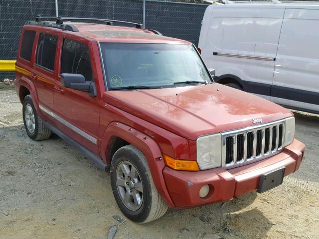 1J8HG58N66C199244 - 2006 JEEP COMMANDER RED photo 1