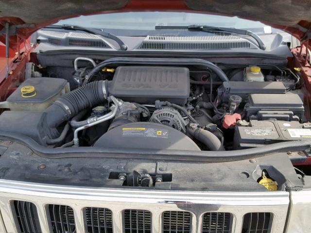 1J8HG58N66C199244 - 2006 JEEP COMMANDER RED photo 7