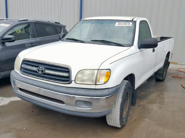 5TBJN32182S256117 - 2002 TOYOTA TUNDRA WHITE photo 2