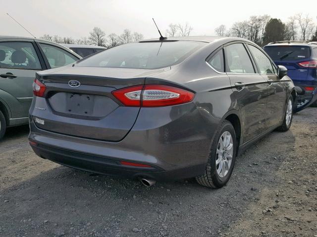 3FA6P0G74FR287334 - 2015 FORD FUSION S CHARCOAL photo 4
