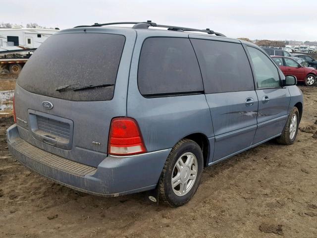 2FMZA52254BB24300 - 2004 FORD FREESTAR S BLUE photo 4