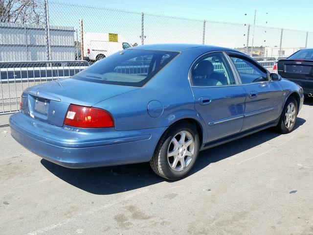 1MEHM55S12A604618 - 2002 MERCURY SABLE LS P BLUE photo 4