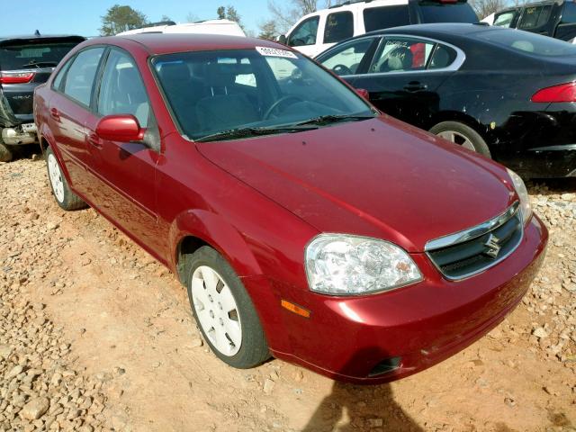 KL5JD56Z66K433420 - 2006 SUZUKI FORENZA BURGUNDY photo 1