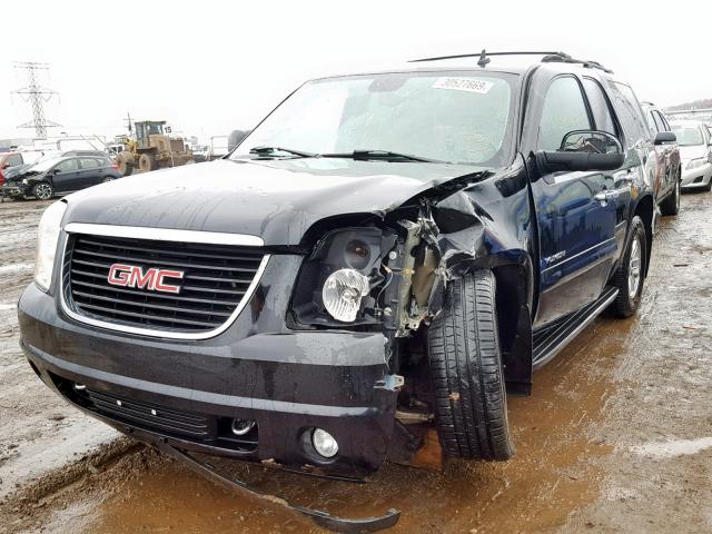 1GKFK13017R223101 - 2007 GMC YUKON BLACK photo 2