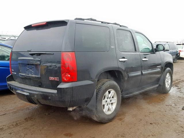 1GKFK13017R223101 - 2007 GMC YUKON BLACK photo 4