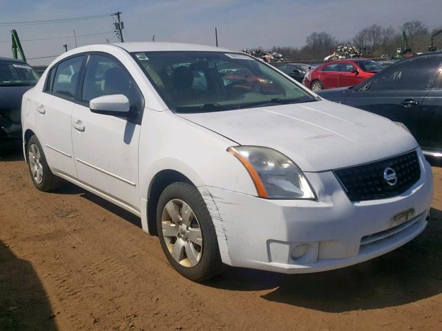 3N1AB61E88L649722 - 2008 NISSAN SENTRA 2.0 WHITE photo 1