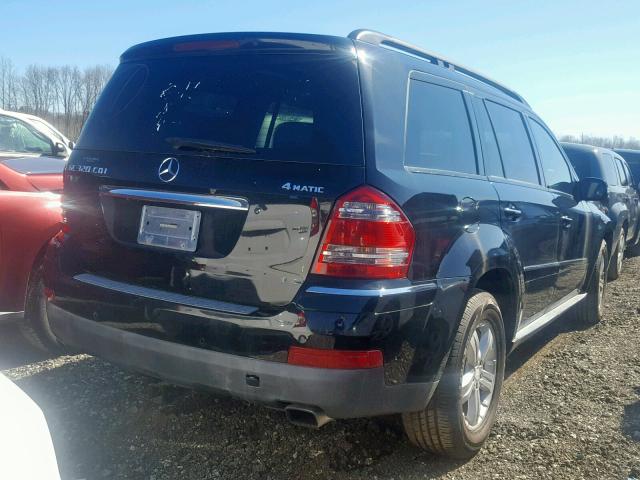 4JGBF22E48A359042 - 2008 MERCEDES-BENZ GL 320 CDI BLACK photo 4