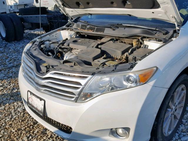 4T3ZA3BB7BU051997 - 2011 TOYOTA VENZA WHITE photo 9