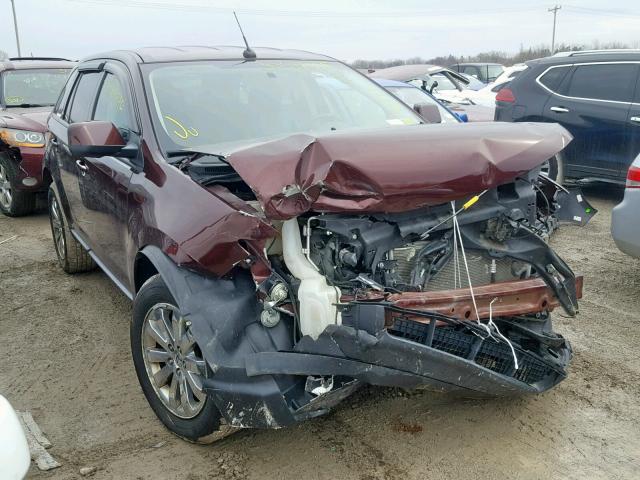 2FMDK4JC8ABA20102 - 2010 FORD EDGE SEL BROWN photo 1