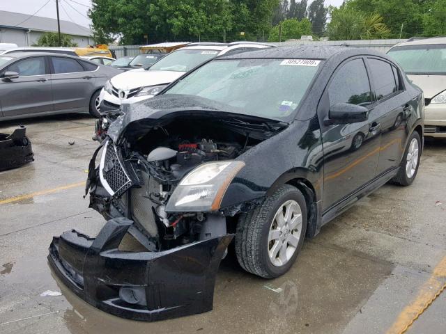 3N1AB6AP9CL749385 - 2012 NISSAN SENTRA 2.0 BLACK photo 2