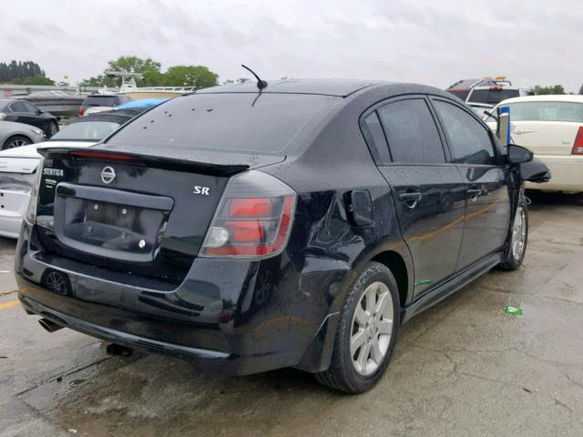 3N1AB6AP9CL749385 - 2012 NISSAN SENTRA 2.0 BLACK photo 4