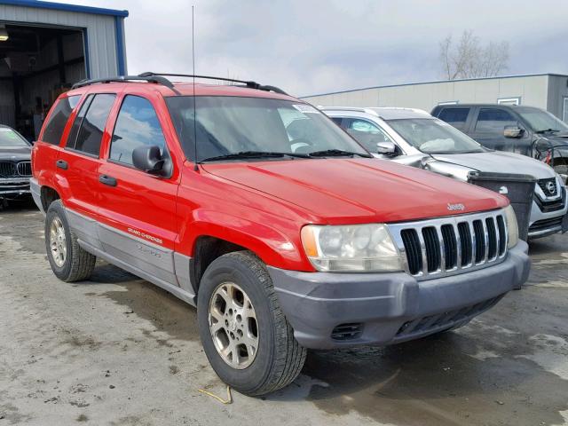 1J4GW58S0XC796249 - 1999 JEEP GRAND CHER RED photo 1