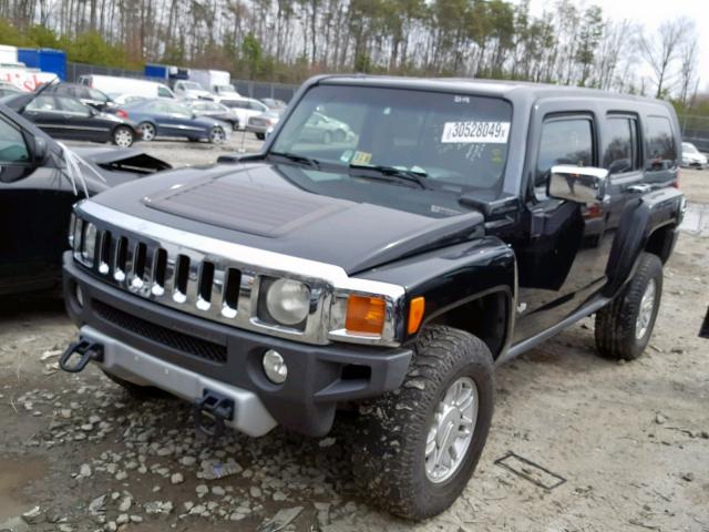 5GTEN13E488168718 - 2008 HUMMER H3 BLACK photo 2