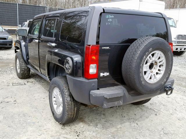 5GTEN13E488168718 - 2008 HUMMER H3 BLACK photo 3