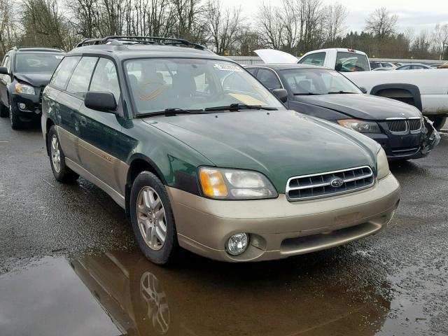 4S3BH675327642941 - 2002 SUBARU LEGACY OUT GREEN photo 1