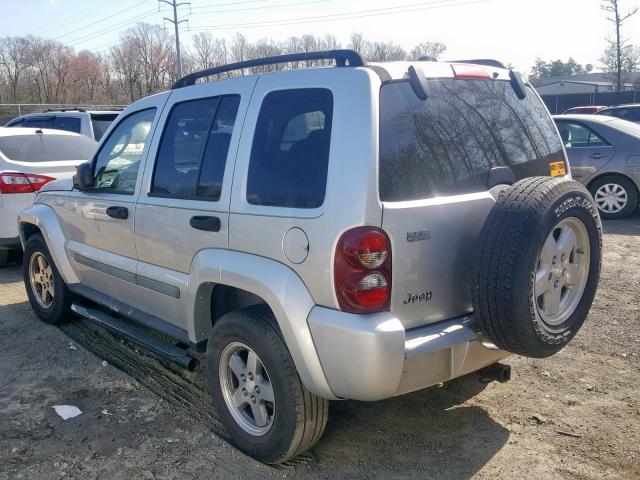 1J4GK38K05W689455 - 2005 JEEP LIBERTY RE SILVER photo 3