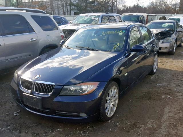 WBAVB33516PS14159 - 2006 BMW 330 I BLUE photo 2