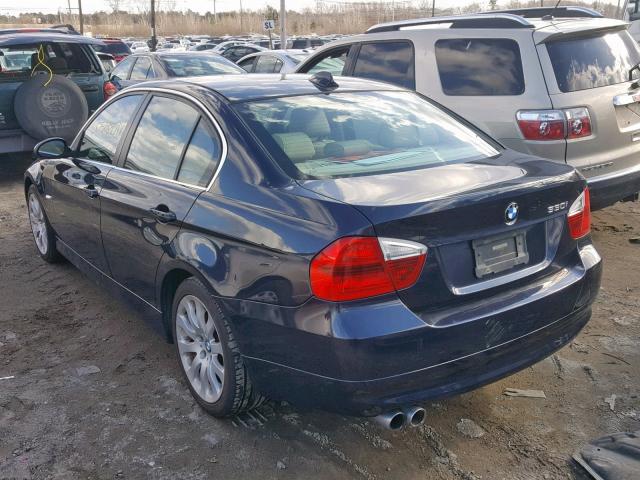 WBAVB33516PS14159 - 2006 BMW 330 I BLUE photo 3