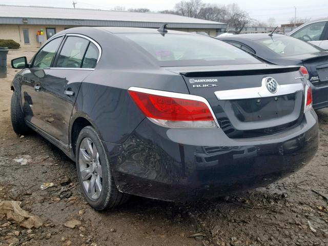 1G4GC5ECXBF366887 - 2011 BUICK LACROSSE C BLACK photo 3