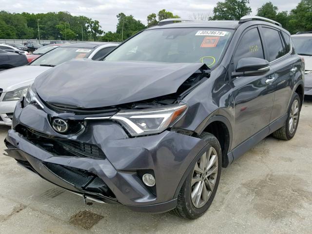 2T3YFREV5GW263374 - 2016 TOYOTA RAV4 LIMIT GRAY photo 2