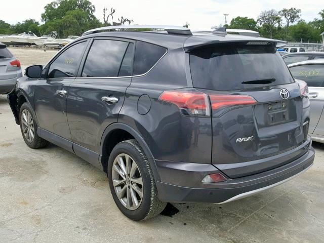 2T3YFREV5GW263374 - 2016 TOYOTA RAV4 LIMIT GRAY photo 3