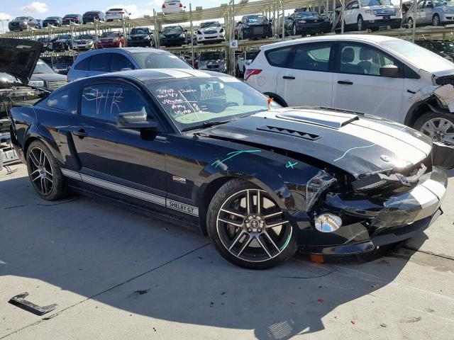 1ZVHT82H375299411 - 2007 FORD MUSTANG GT BLACK photo 1