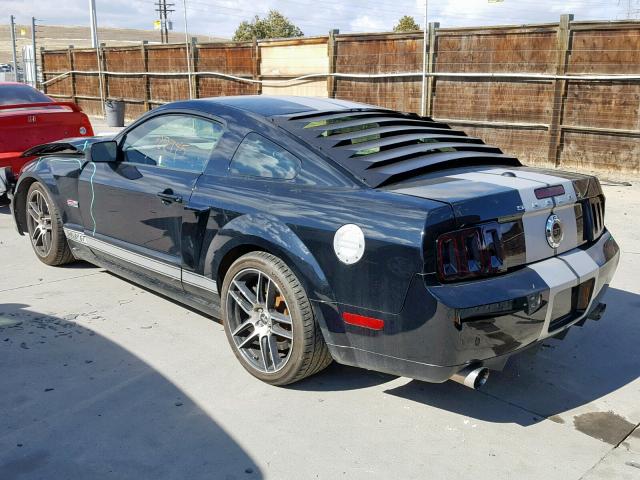 1ZVHT82H375299411 - 2007 FORD MUSTANG GT BLACK photo 3