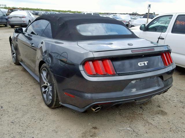 1FATP8FFXF5382591 - 2015 FORD MUSTANG GT CHARCOAL photo 3