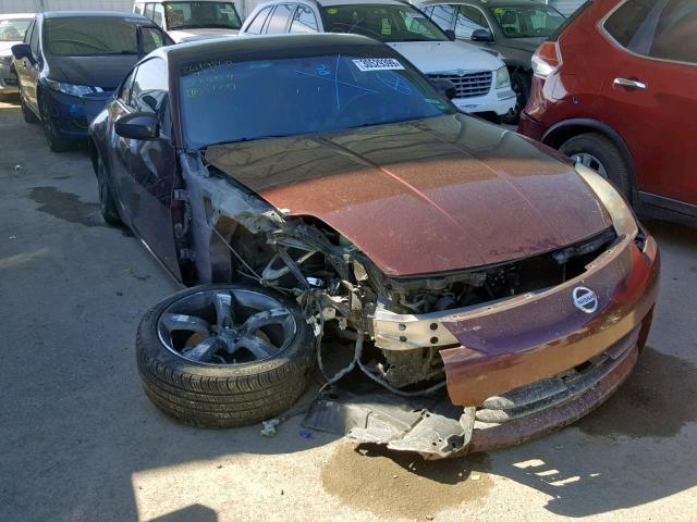 JN1AZ34D56M300470 - 2006 NISSAN 350Z COUPE MAROON photo 1