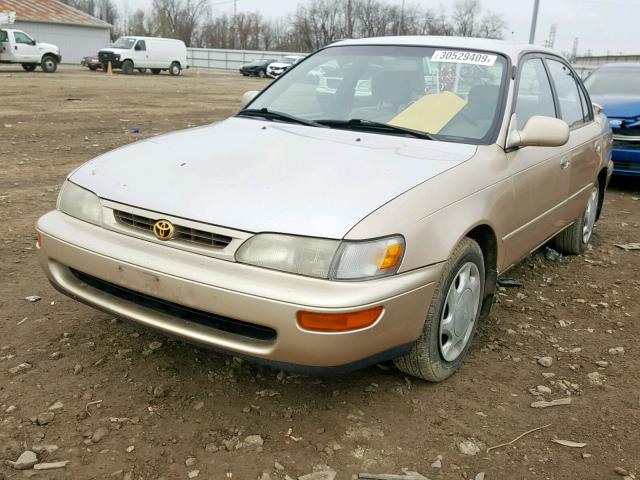 1NXBB02E4VZ575127 - 1997 TOYOTA COROLLA DX TAN photo 2