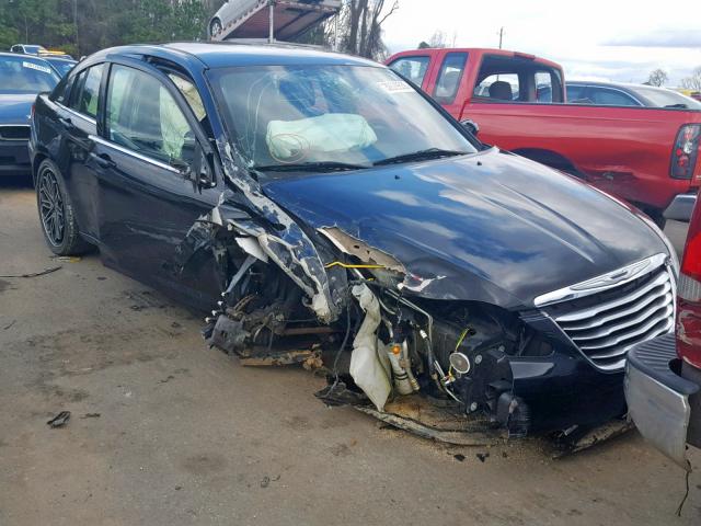 1C3CCBABXCN273894 - 2012 CHRYSLER 200 LX BLACK photo 1