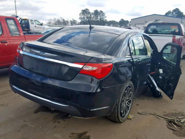 1C3CCBABXCN273894 - 2012 CHRYSLER 200 LX BLACK photo 4