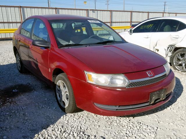 1G8AJ52F34Z161891 - 2004 SATURN ION LEVEL RED photo 1