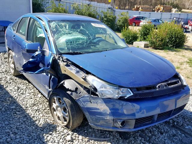 1FAHP36N39W187978 - 2009 FORD FOCUS SES BLUE photo 1