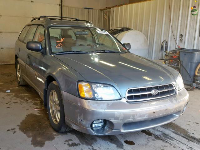 4S3BH665127600172 - 2002 SUBARU LEGACY OUT GREEN photo 1