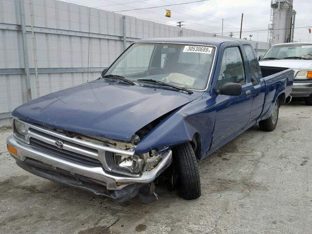 JT4RN93P7P5081887 - 1993 TOYOTA PICKUP 1/2 BLUE photo 2