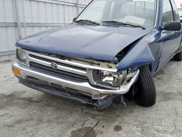 JT4RN93P7P5081887 - 1993 TOYOTA PICKUP 1/2 BLUE photo 9