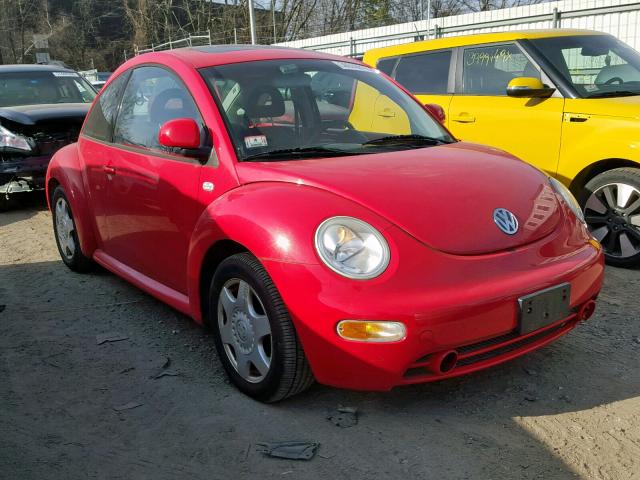 3VWCA21C2YM501170 - 2000 VOLKSWAGEN NEW BEETLE RED photo 1