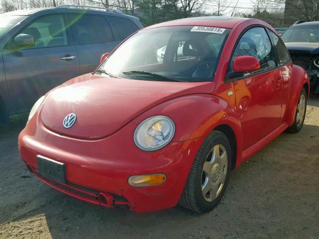3VWCA21C2YM501170 - 2000 VOLKSWAGEN NEW BEETLE Qırmızı foto 2